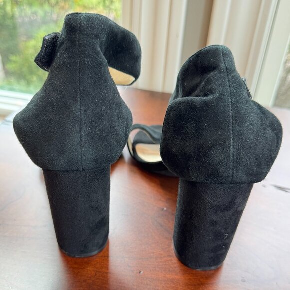 Jeffery Campbell Lindsay Black Suede Heels - Picture 4 of 10